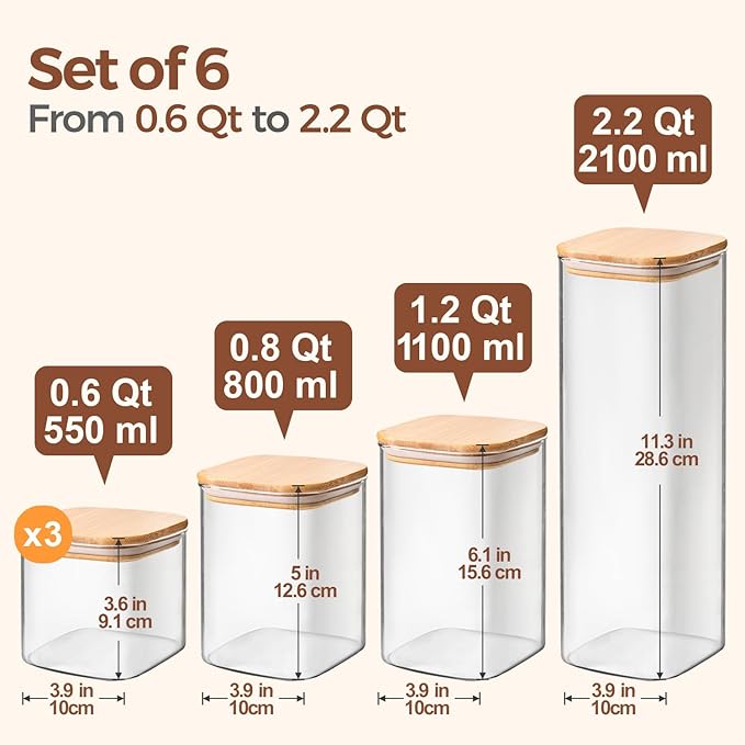 ComSaf Food Storage Containers