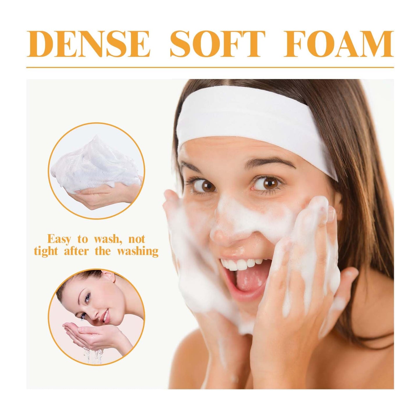 Turmeric Face Wash with Brush, Turmeric Foaming Facial Cleanser for All Skin, 3.38 Fl Oz/pcs