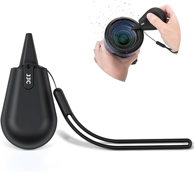 JJC Pocket-Sized Silicone Camera Dust Blower Lens Air Blower, Small Camera Lens