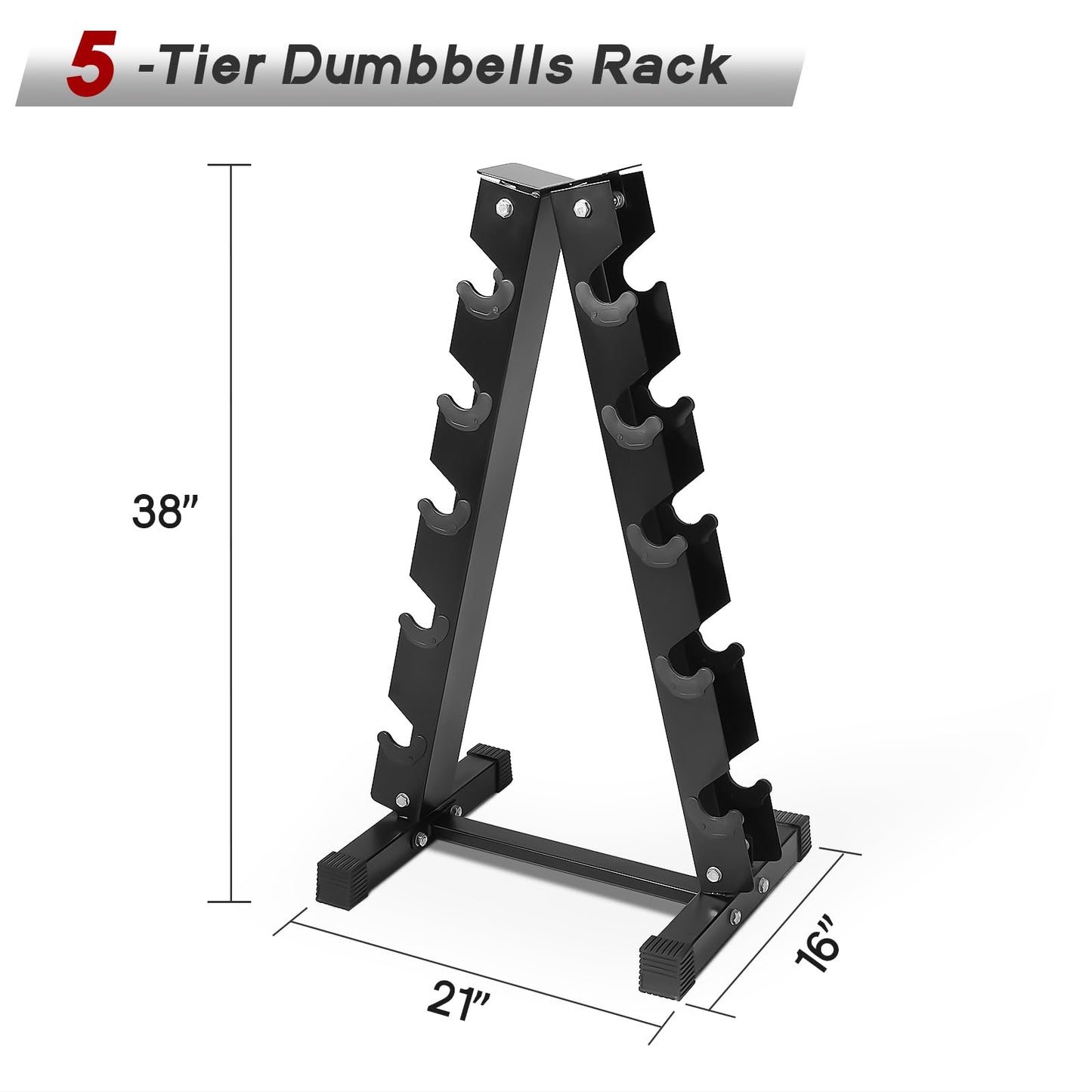 Ritfit 5-250 LBS PVC Encased Round Dumbbell sets with Knurled Handle and Optional Rack, Strength Training Equipment for Home Gym,250LB