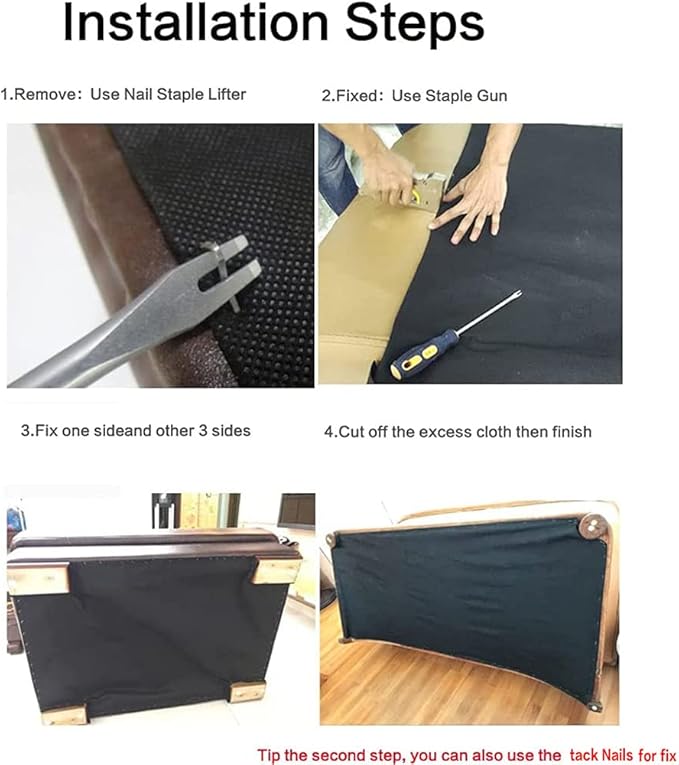 W 39inch by L 118inch Upholstery Cambric Dust Cover Fabric Replacement