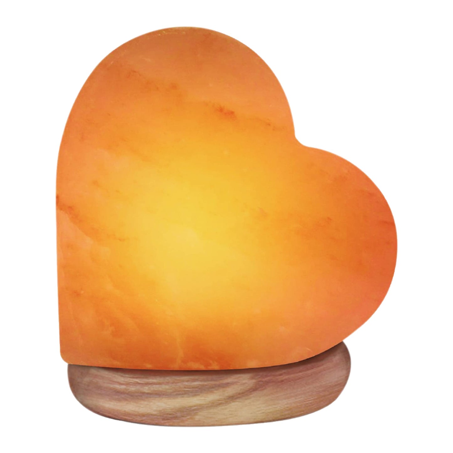 Himalayan Glow 944AC USB Heart Salt Lamp, Multicolor Night light, Best Home Decor by WBM