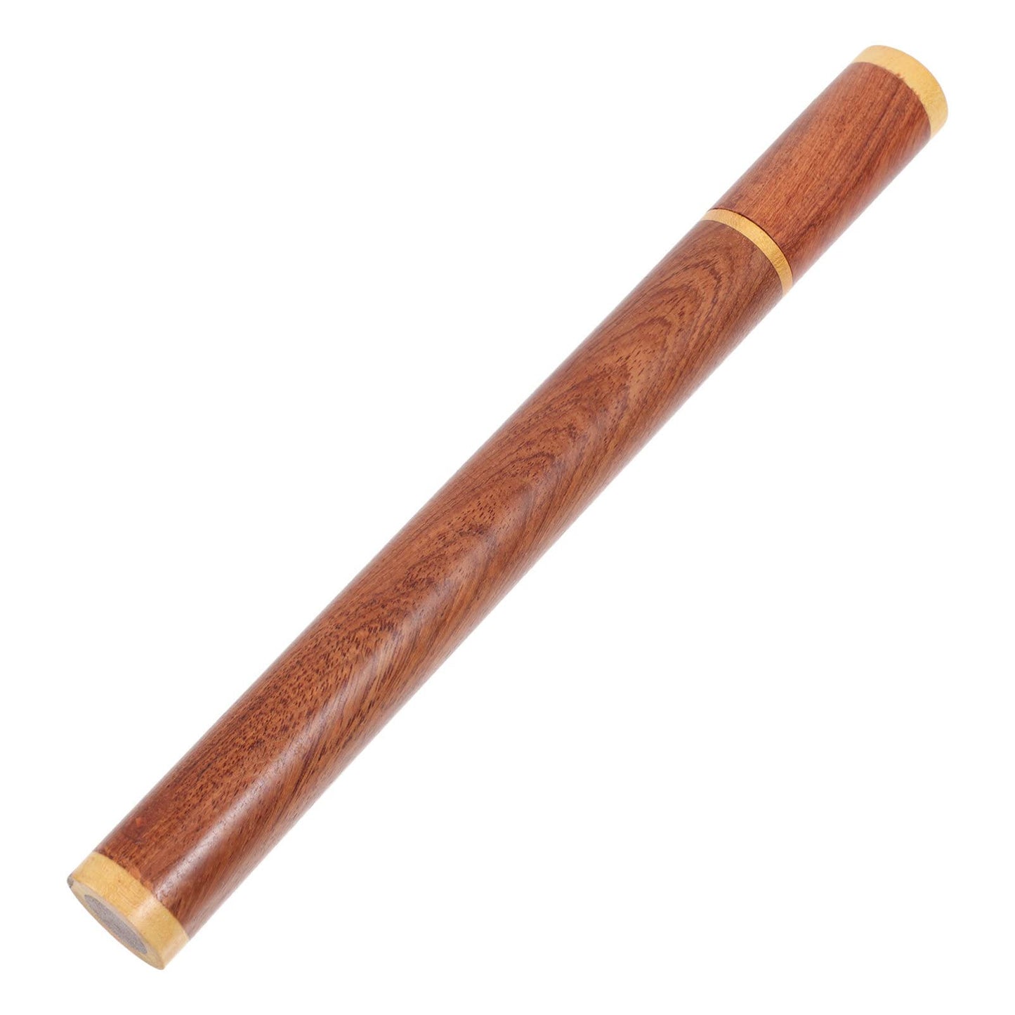 ARTIBETTER 3-Pack Smooth Natural Incense Tube Holder Set Compact 9.44In Wooden Incense Stick Storage Canisters with Simple Lid for Home Decor Meditation and Aromatherapy
