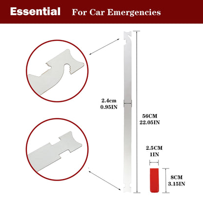 22 Inches Stainless Steel Slim Jim Tool, Emergency Automotive Tool – Professional Roadside Assistance Kit for Vehicles
