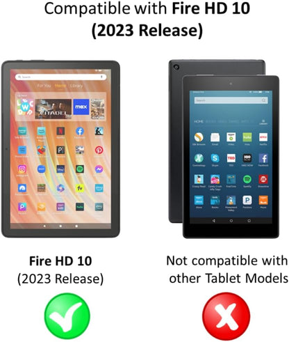 Anti-Glare Screen Protector (2 Pack), for Amazon Fire HD 10, (13th Gen, 2023 release)