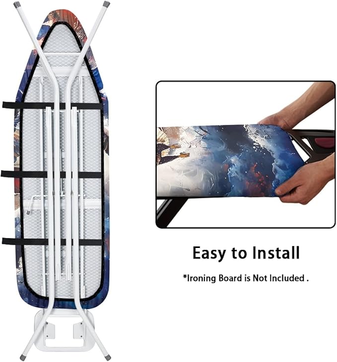 GLENLCWE American Flag Bold Eagle Ironing Board Cover, 54x15 inches, 4th of