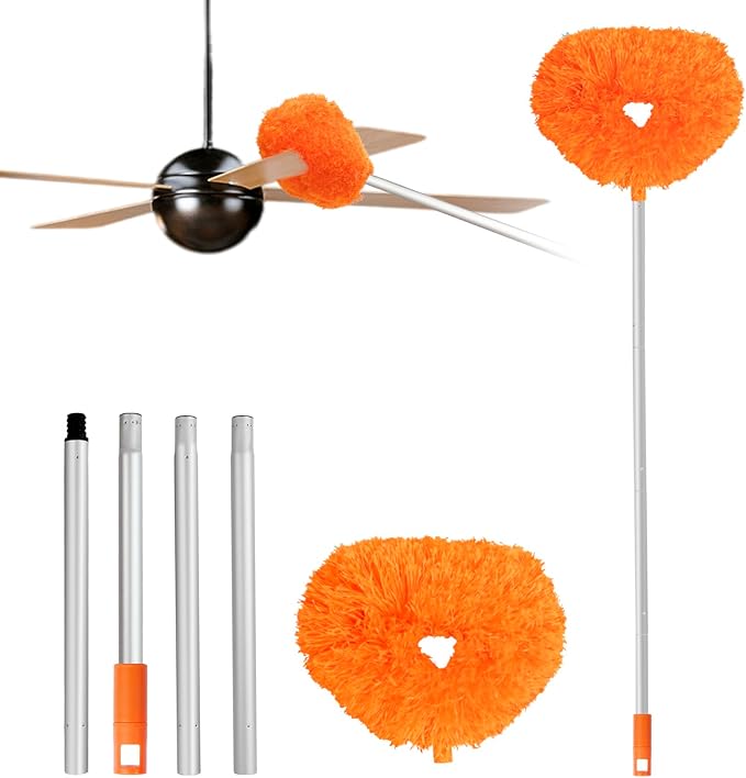 Ceiling Fan Cleaner Duster Reusable Microfiber Ceiling Fan Blade Cleaner