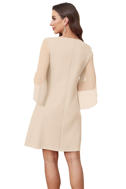 RUMIA Vestidos Casuales para Mujer 2025 Wedding Guest Dresses Cocktail Dresses Apricot M