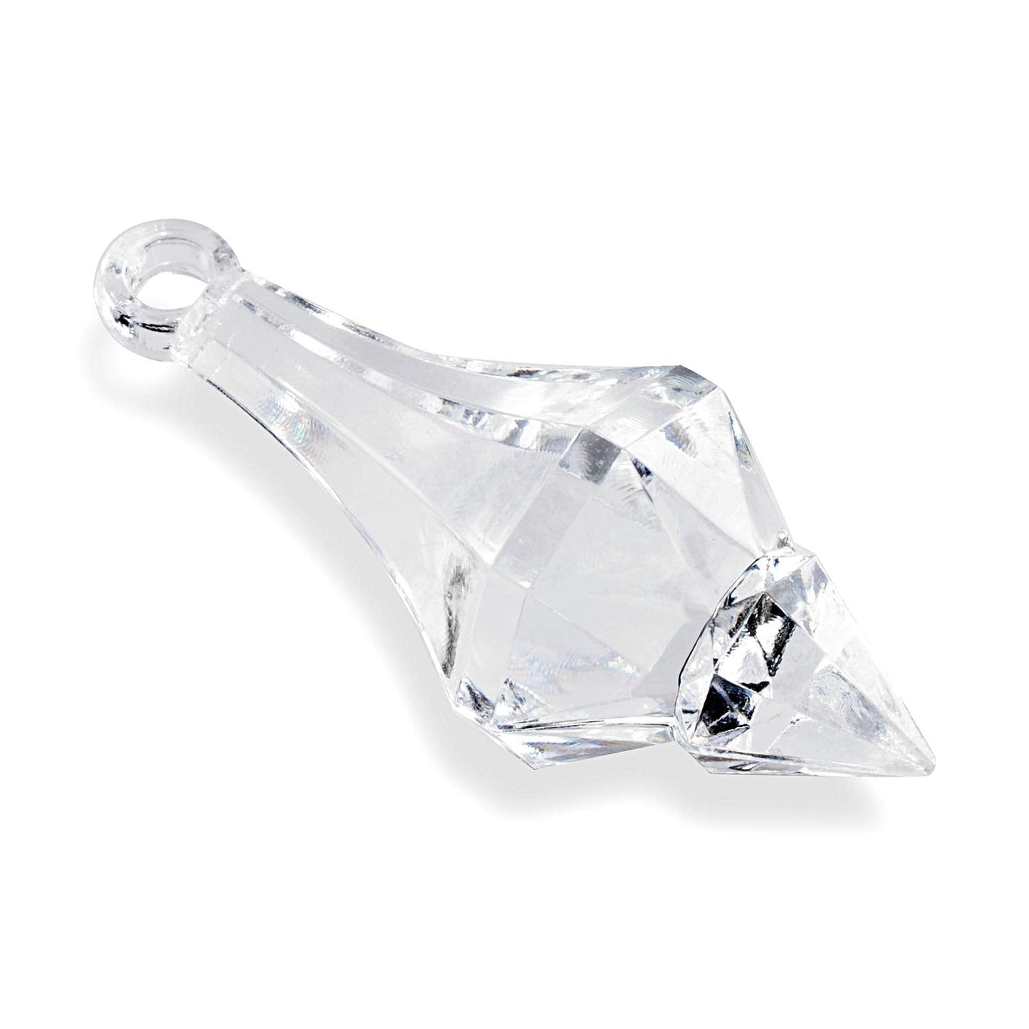 Super Z Outlet Acrylic Clear Ice Rock Diamond Chandelier Drops Crystals Treasure Gems for Table Scatters, Event, Wedding, Arts & Crafts, Birthday, Hanging Decoration Favor (112 Pieces)