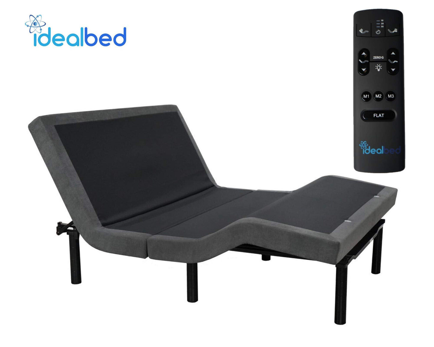 iDealBed 5i Custom Adjustable Bed Base, Wall Hugger, Massage, Zero-Gravity, Dual USB Charger, One Touch Comfort, Programmable Memory, Night Light, Advanced Smooth Silent Motion (Queen)