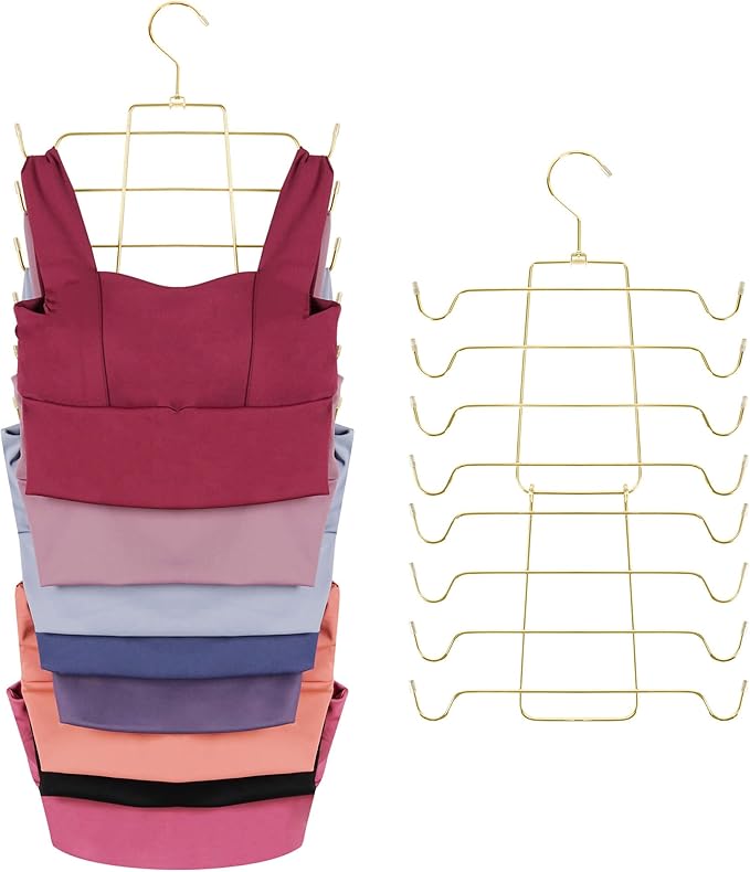 ZEDODIER 2 Pack Tank Top Hanger Space Saving, Bra Hangers