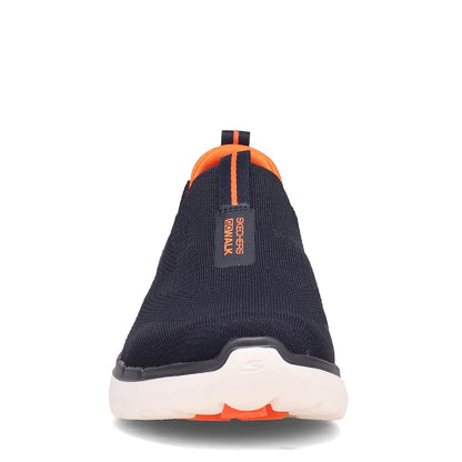 Skechers Men's Go Walk 6 Sneaker, Navy, 12 UK