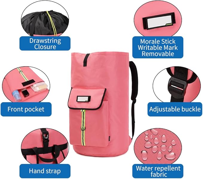 laundry bag backpack, extra-large heavy duty laundry bags, laundry backpack
