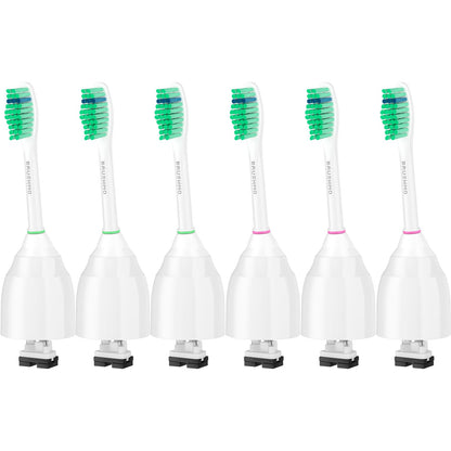Brushmo e-Series Electric Sonic Toothbrush - Rechargeable Screw-On Electronic Tooth Brush for Adults with 3 Modes & Timer - IPX7 Waterproof, Long-Lasting Battery & Wireless Charging Base - White