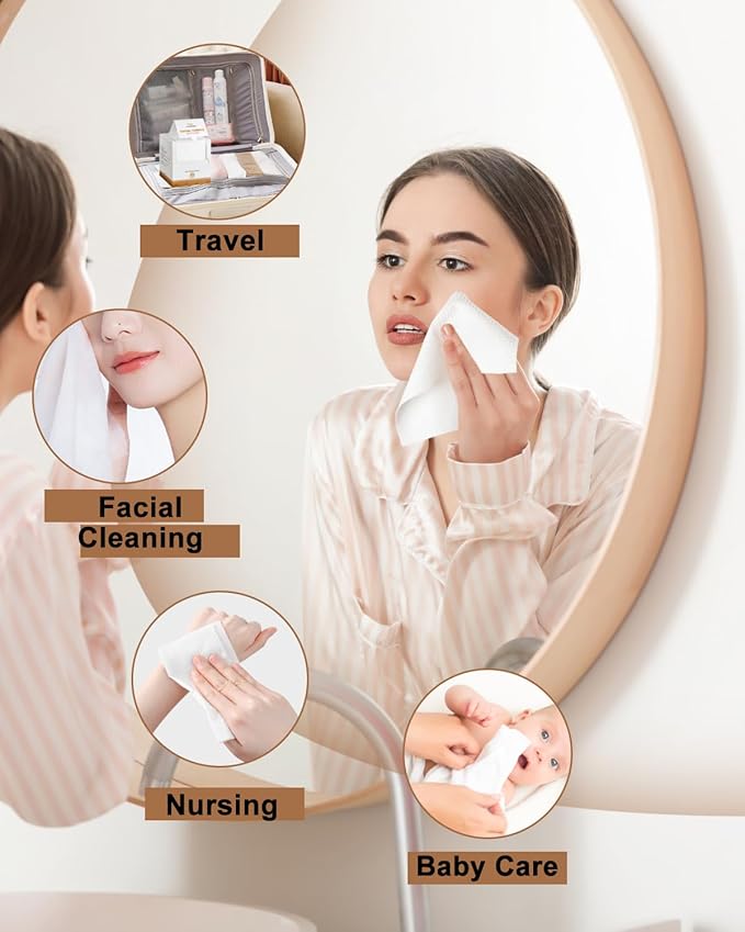 Clean Facial Towels, 1 Box