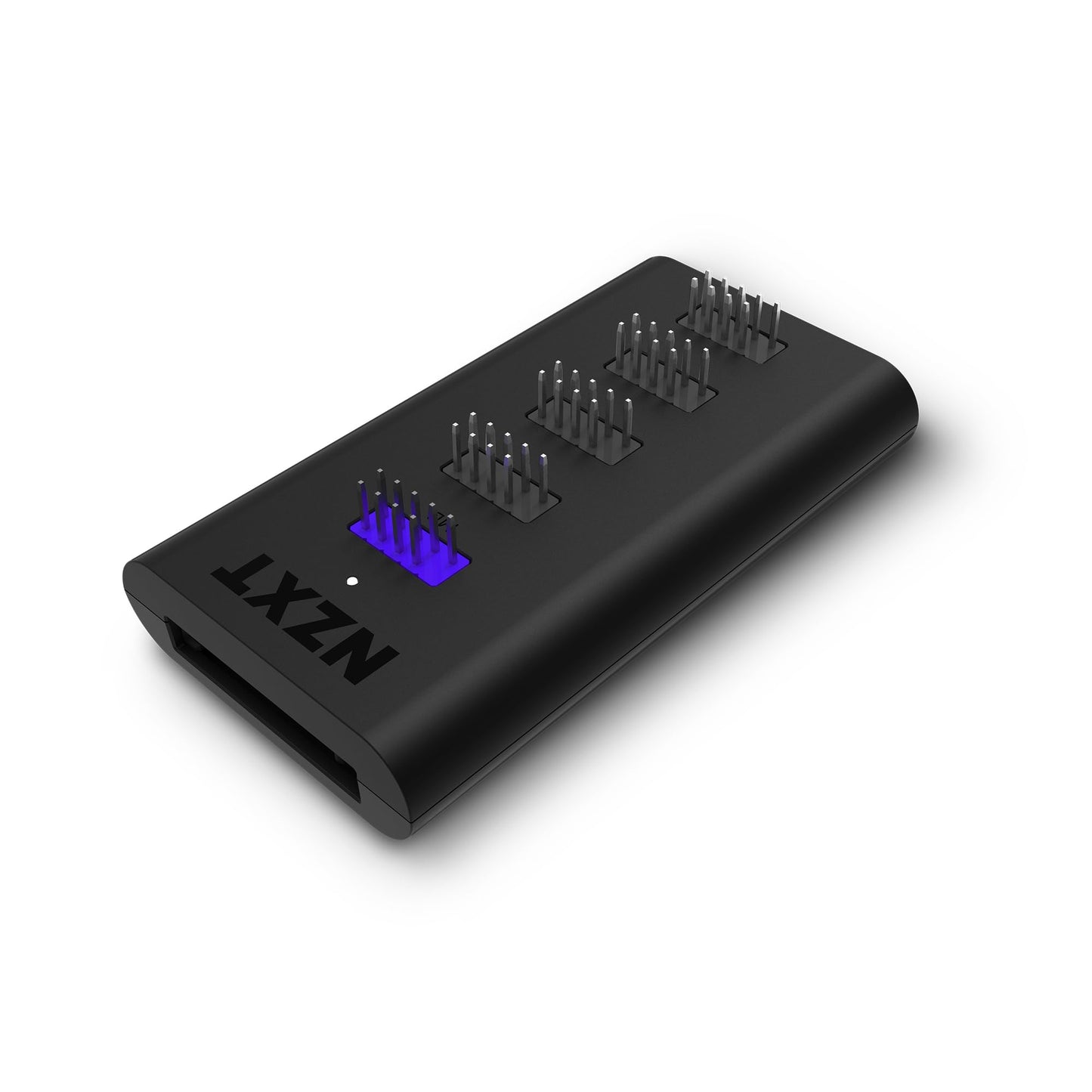 NZXT Internal USB Hub 3 - AC-IUSBH-M3-4 Internal USB 2.0 Ports - 3M Dual Lock Tapes - Magnetic Body - Plug and Play