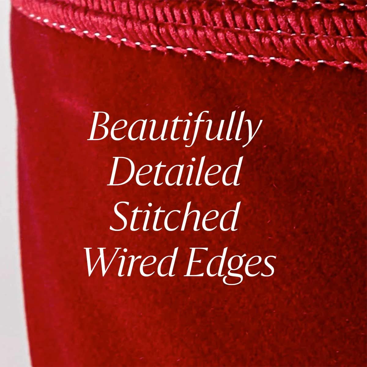 Red Velvet Ribbon Wired 2.5 Inch Wide X 30 Yards Long Wire Edge Trim Christmas Tree Ribbons for Gift Wrapping Indoor Outdoor Bows Xmas Trees Decoration Trimmings Gifts Wreaths Home Decor Tree Topper