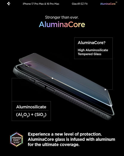 Spigen Tempered Glass Screen Protector [GlasTR EZ FIT] designed for iPhone 14 Pro Max [Case Friendly] - Sensor Protection / 2 Pack