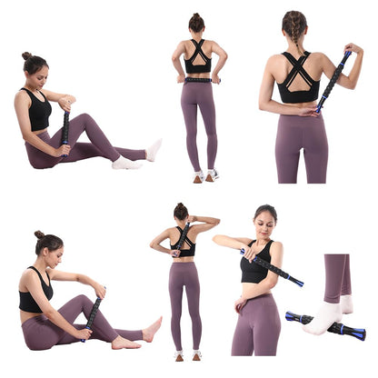 Muscle Roller, Massage Roller Stick for Athletes, Help Reducing Muscle Soreness Cramping Tightness Leg Arms Back Calves Muscle Massager