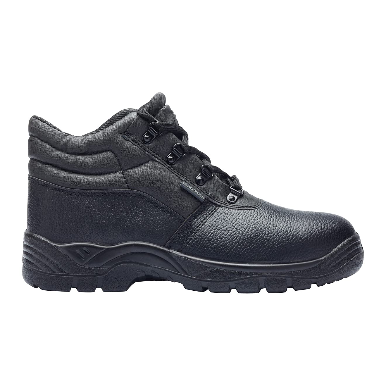 Blackrock Chukka Work Boots, Safety Boots, Safety Shoes, Steel Toe Cap, Mens Womens Ladies, Work Shoes, Black, Gardening, Lightweight, Leather, Wide Fit, Non Slip, On Site - Size 10