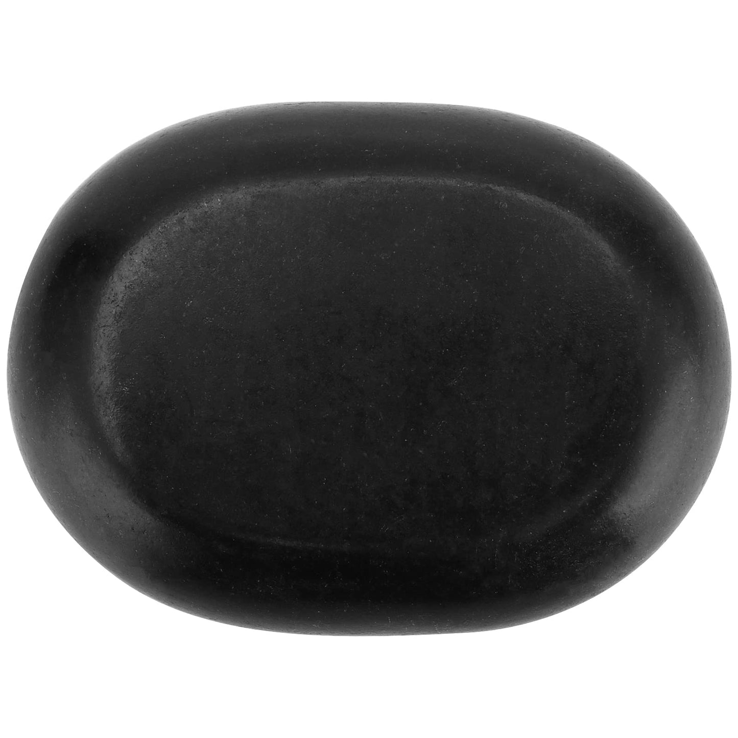 SEHOI 10 Piece 3 Inches Large Basalt Hot Stones, Hot Massage Stones Set, Natural Basalt Hot Rocks Warmer Stone for Professional/Home Spa, Therapy, Relaxation, Healing, Black