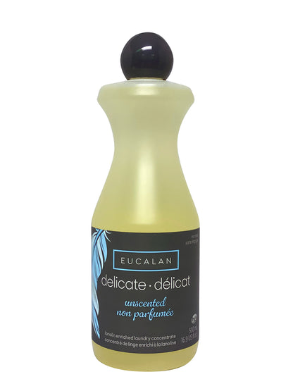 Eucalan - Concentrated Laundry enriched with lanolin - Ecological, Delicate, Suitable for Wool, Crocheted and Knitted - Not Scented 1x 500 ml