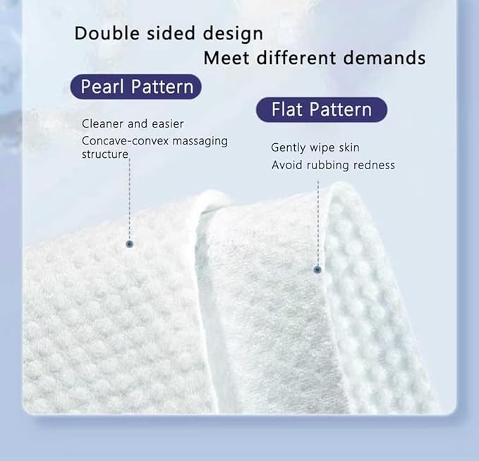 Disposable Face Towels, Biodegradable Dry Wipes