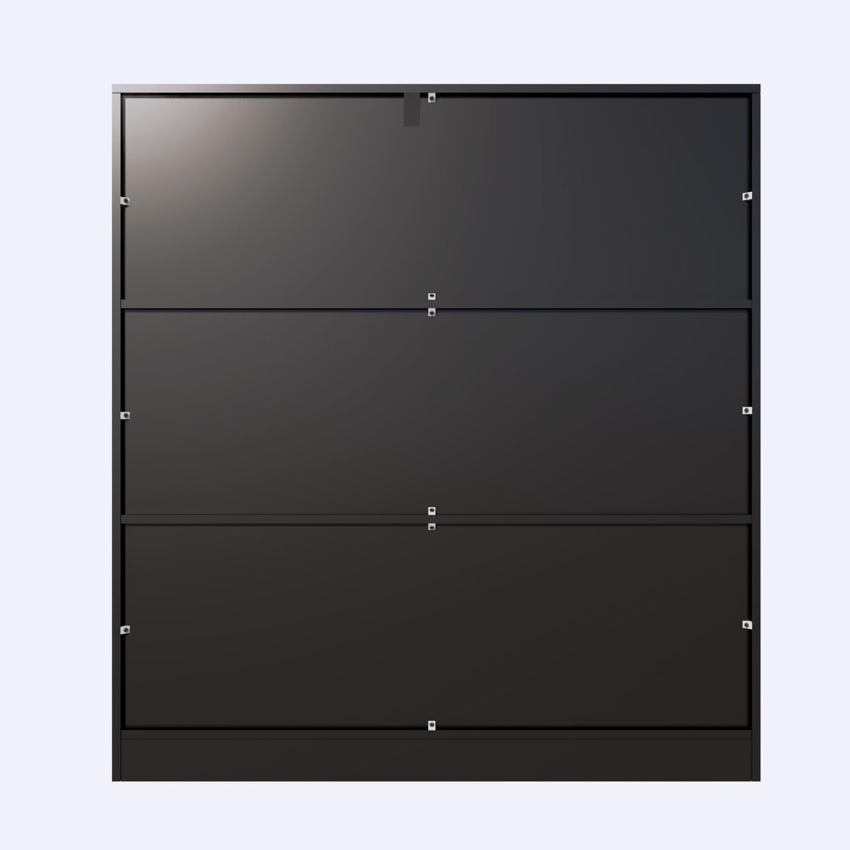NewBeth Black Bookshelf, Wooden Bookshelf with Base, Cube Storage Organizer, Bookcase for Living Room,Bedroom,Study and Office (Black, 8-Cube)