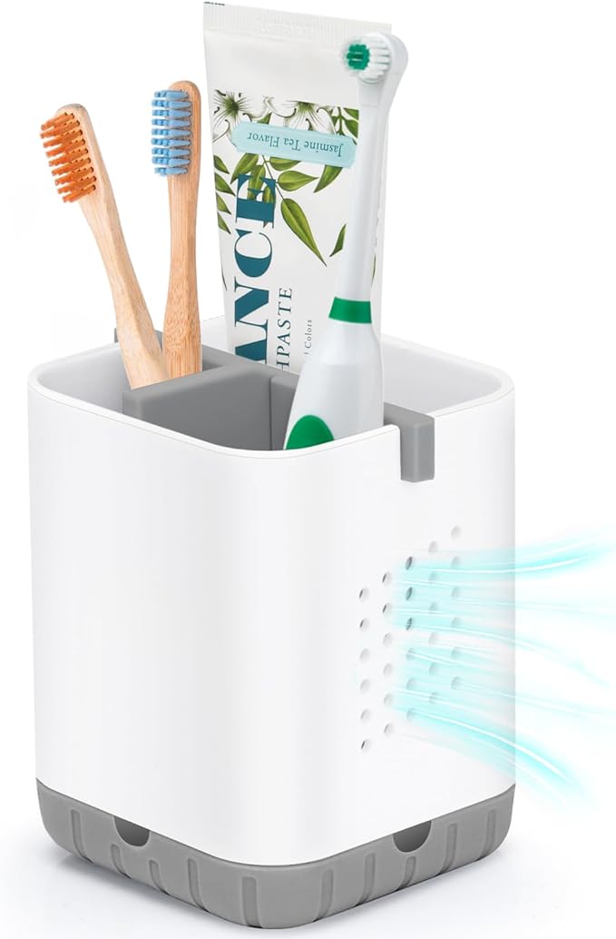 Boperzi Toothbrush Holders for Bathrooms, Detachable Electric Toothbrush Holder