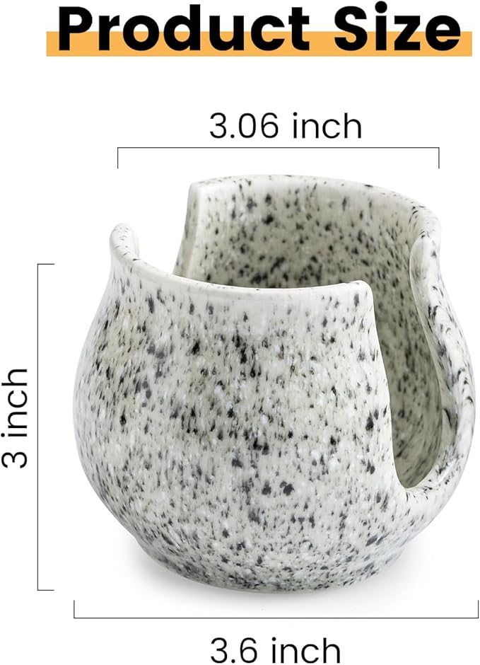 Sponge Holder for Kitchen Sink, Ceramic Dish Sponge Dish Rack Scrubby Caddy