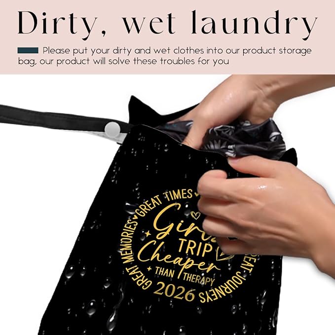 Girls Trip Gifts Wet Dry Bag, Beach Bag Wet Bag Favors,