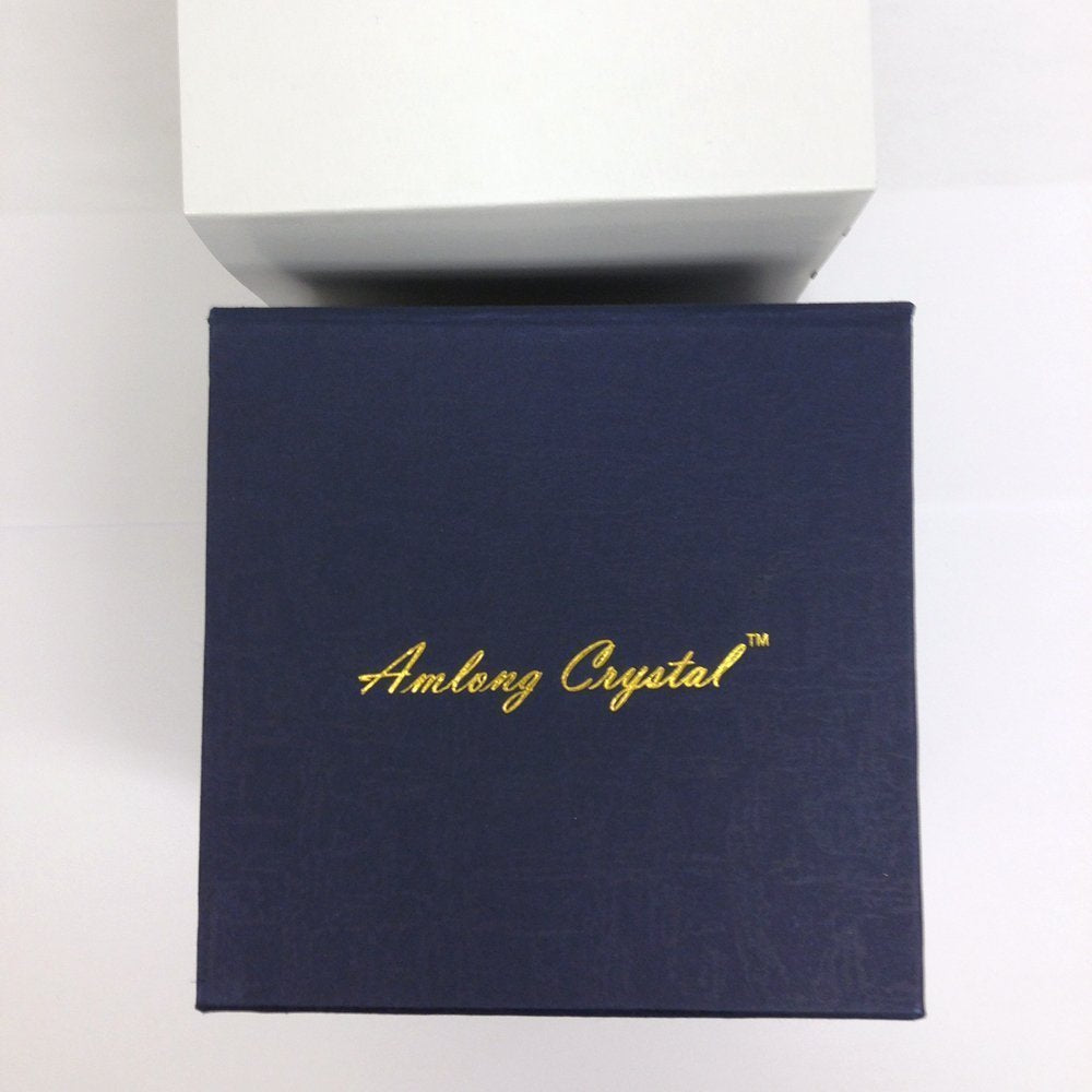 Amlong Crystal Clear Pyramid 3 inch with Gift Box