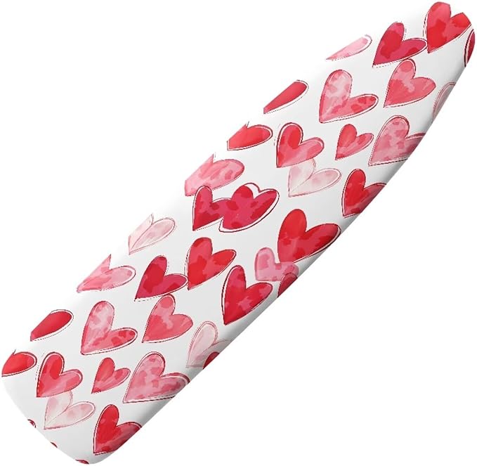 Love Red Heart Ironing Board Cover 15″x54″ Valentines Day Ironing Pad Covers