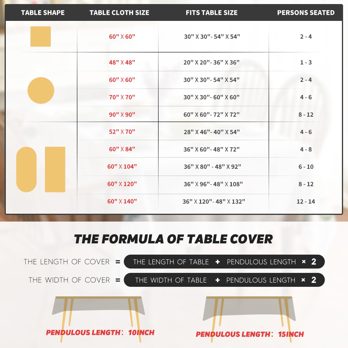 Horaldaily Halloween Tablecloth 60x84 Inch Rectangular, Bats Washable Table Cover for Party Picnic Dinner Decor