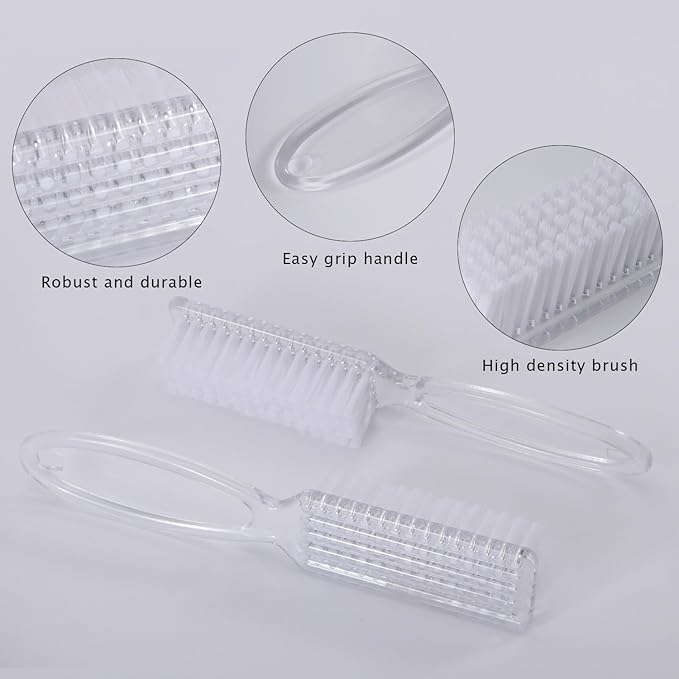 Yebeauty Nail Brush Fingernail Cleaner, Pedicure Nail Scrubber