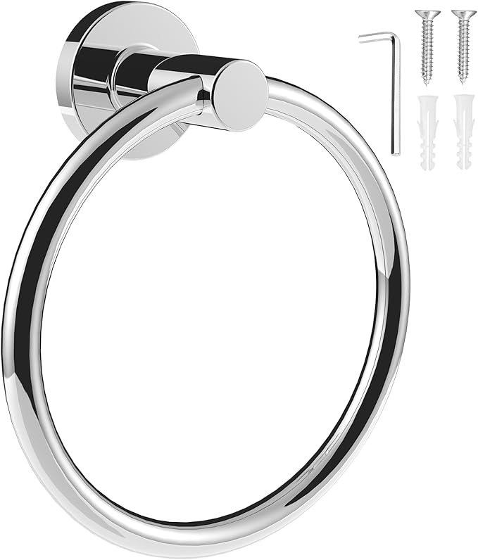 SetSail Towel Holder for Bathroom Wall Stainless Steel Hand Towel Ring Heavy
