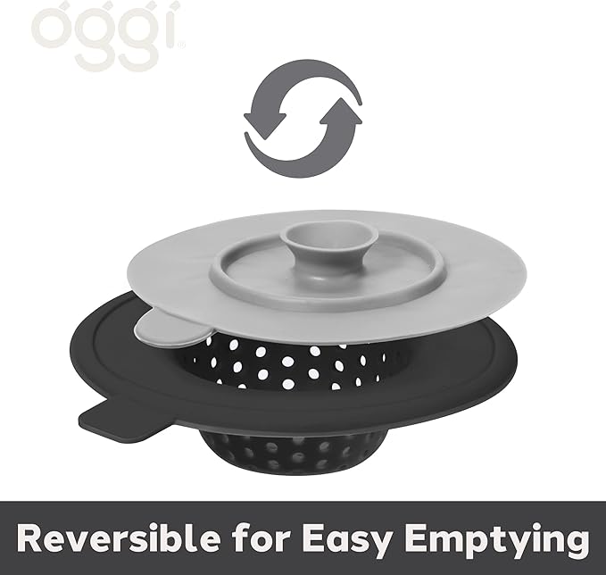 OGGI Silicone Sink Strainer & Stopper Set- Great Kitchen Sink Strainer