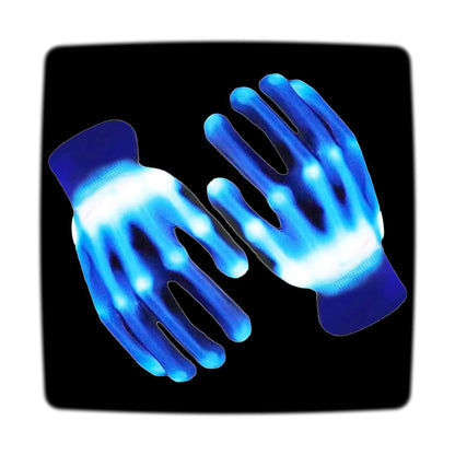 UWEIDOIT LED Gloves, Flash Finger Lights - 3 Colors, 10 Modes, Glowing Christmas Costume, Clubbing Party Favors & Toys for Boys & Girls