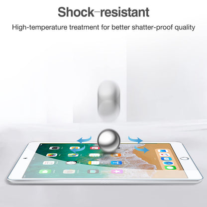 ProCase 2 Pack Screen Protector for iPad 9th 8th 7th Generation 10.2 Inch (2021/2020/2019), Tempered Glass Film for A2602 A2603 A2270 A2197 -Clear