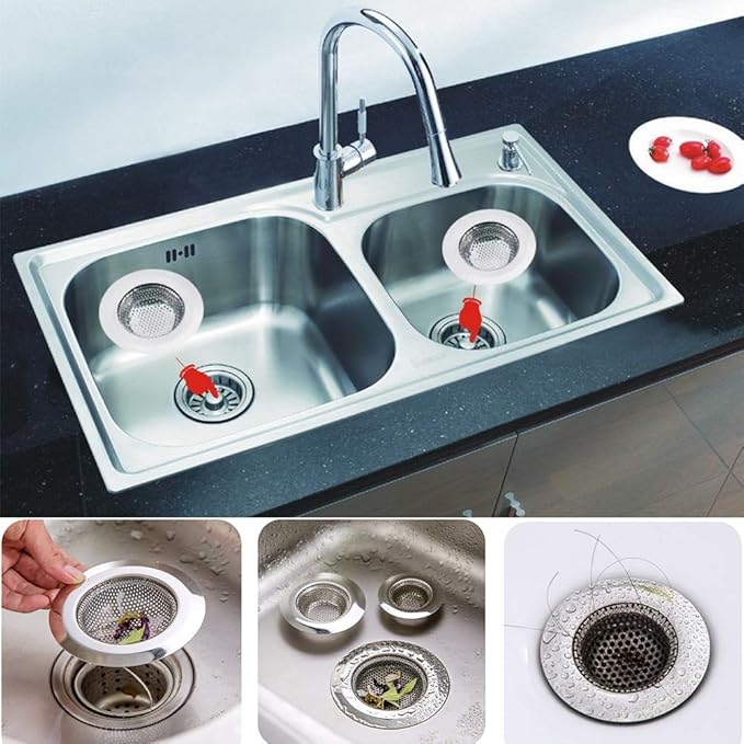 Kitchen Sink Strainer Stainless Steel Sink Strainer