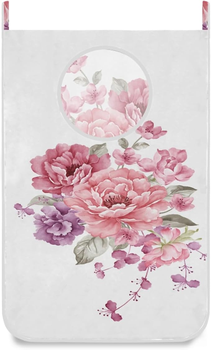 Hanging Laundry Hamper Floral