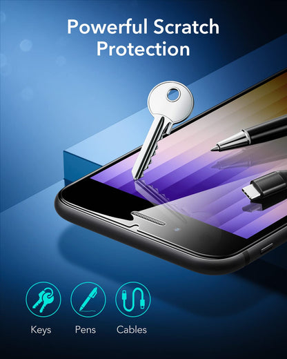 ESR 3 Pack for iPhone 16 Pro Max Screen Protector, [9H Hardness] [Military Grade Shatterproof] Tempered Glass Film with Flawless Fit Tray, HD Clear, Scratch Resistant