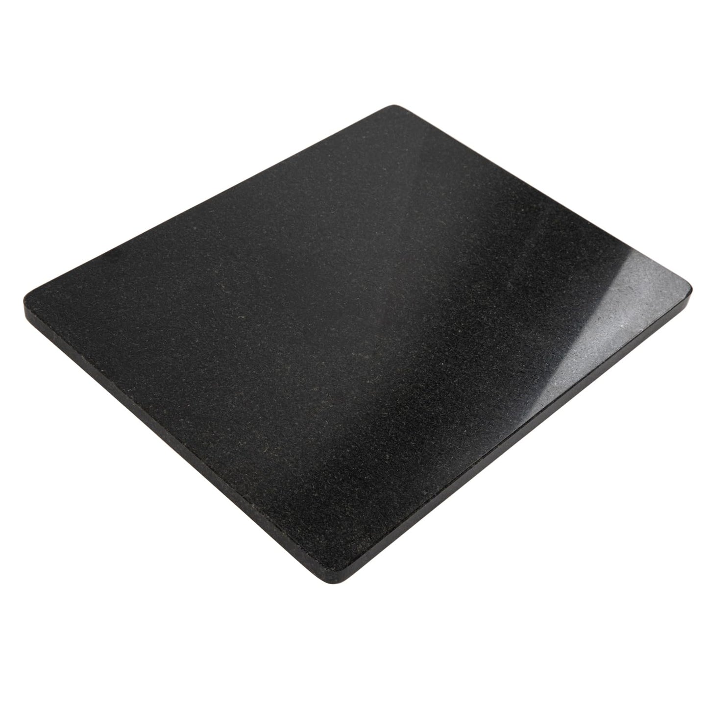Lovdeco Granite Black Cutting Board, Pastry Board For Kitchen, Large Black Marble Slab Gift With Non-Slip Feets, 16x20 Inch, 1 Piece