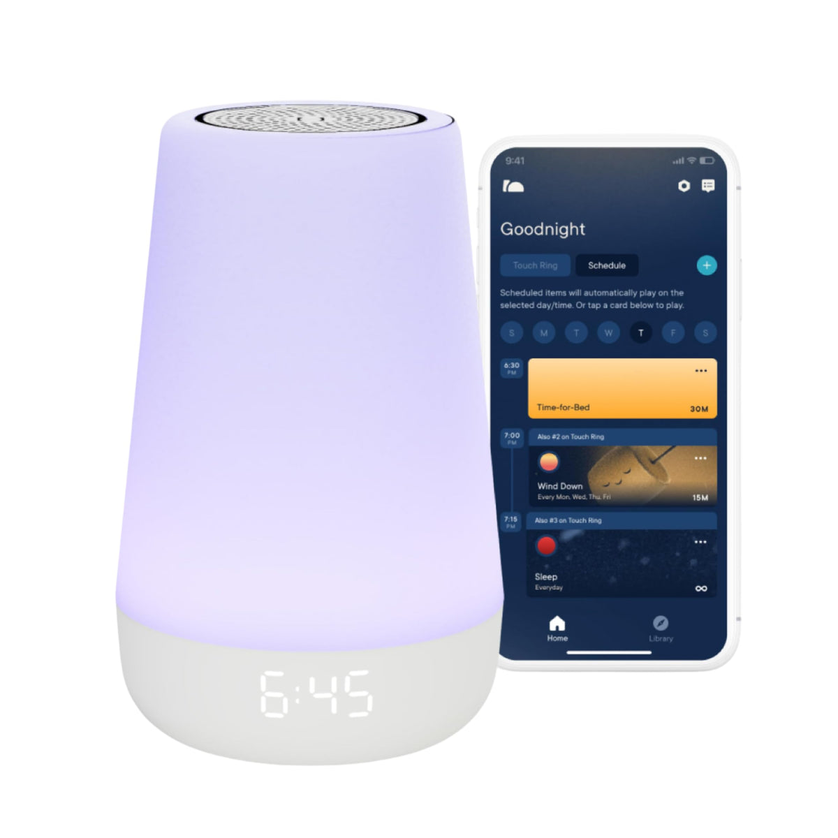 Hatch Rest Baby Sound Machine, Night Light | 2nd Gen | Registry Essential, Sleep Trainer, Routine Builder, Time-to-Rise Alarm Clock, White Noise Soother, Nursery Stories, Toddler Kids Bedroom (Wi-Fi)