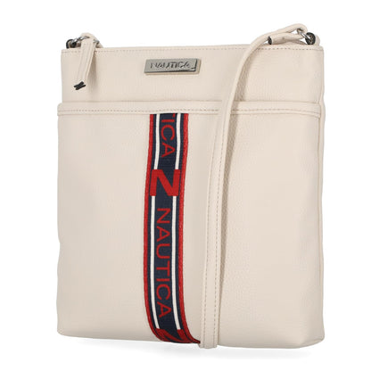 Nautica Lakeside Signature Jaquard North South Crossbody Bag