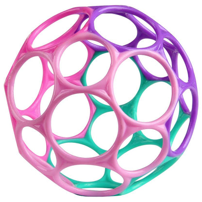 Bright Starts Oball Rattle Easy-Grasp Toy - Pink, Ages Newborn+