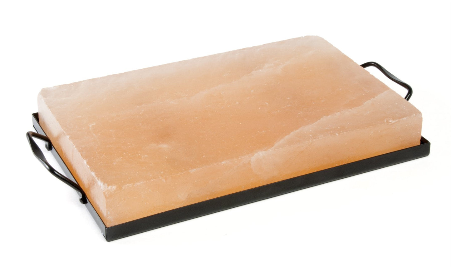 Charcoal Companion CC6301 Himalayan Salt Plate & Holder Set