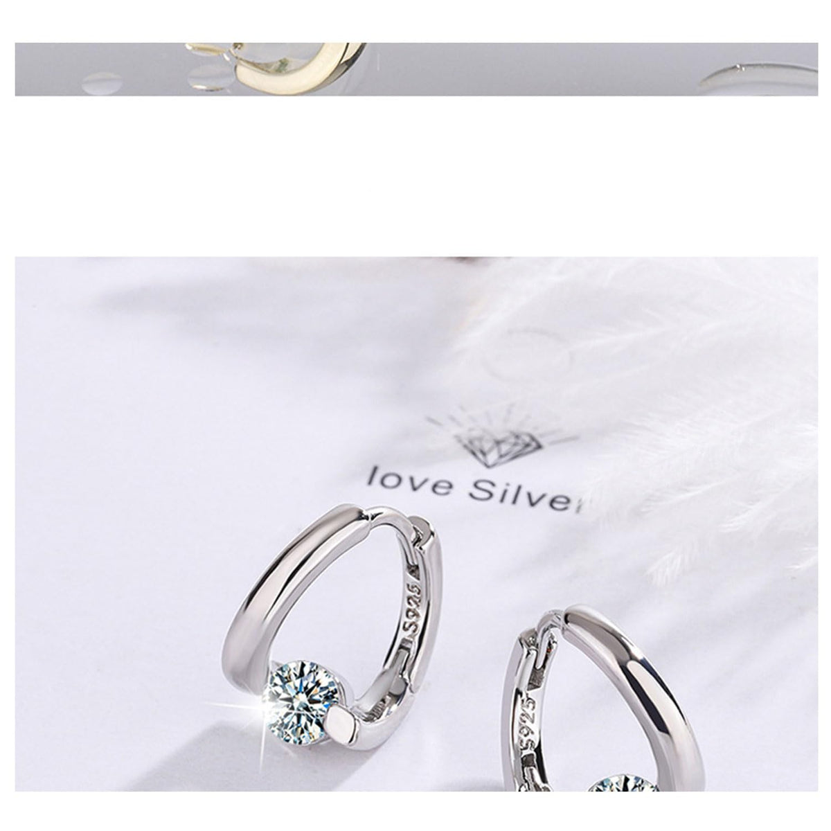 Lymphvity Earrings for Women Halolux Lymphvity Germanium Earring Atheniz Lymphatic Earring Lymphatic Drainage Earrings (Silver)