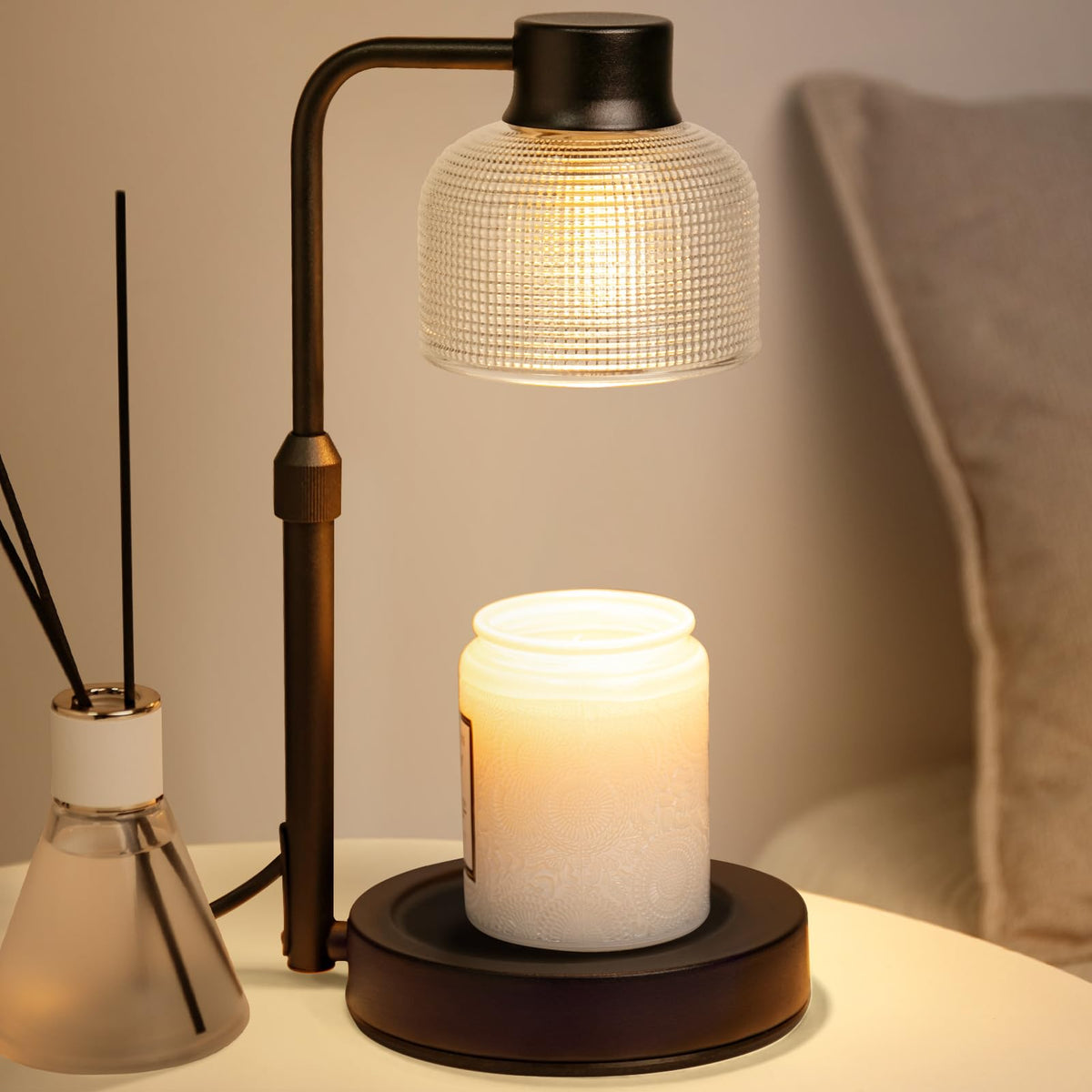 KLL Candle Warmer Lamp with Timer: Mothers Day Gifts, Gifts for Mom, Birthday Gift for Women - House Warming Gift New Home Decor - Wax Melt Warmer for Scented Jar Candles