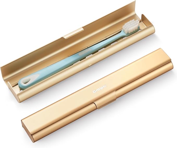 Aluminum Toothbrush Travel Case, Portable Travel Toothbrush Holder, Durable